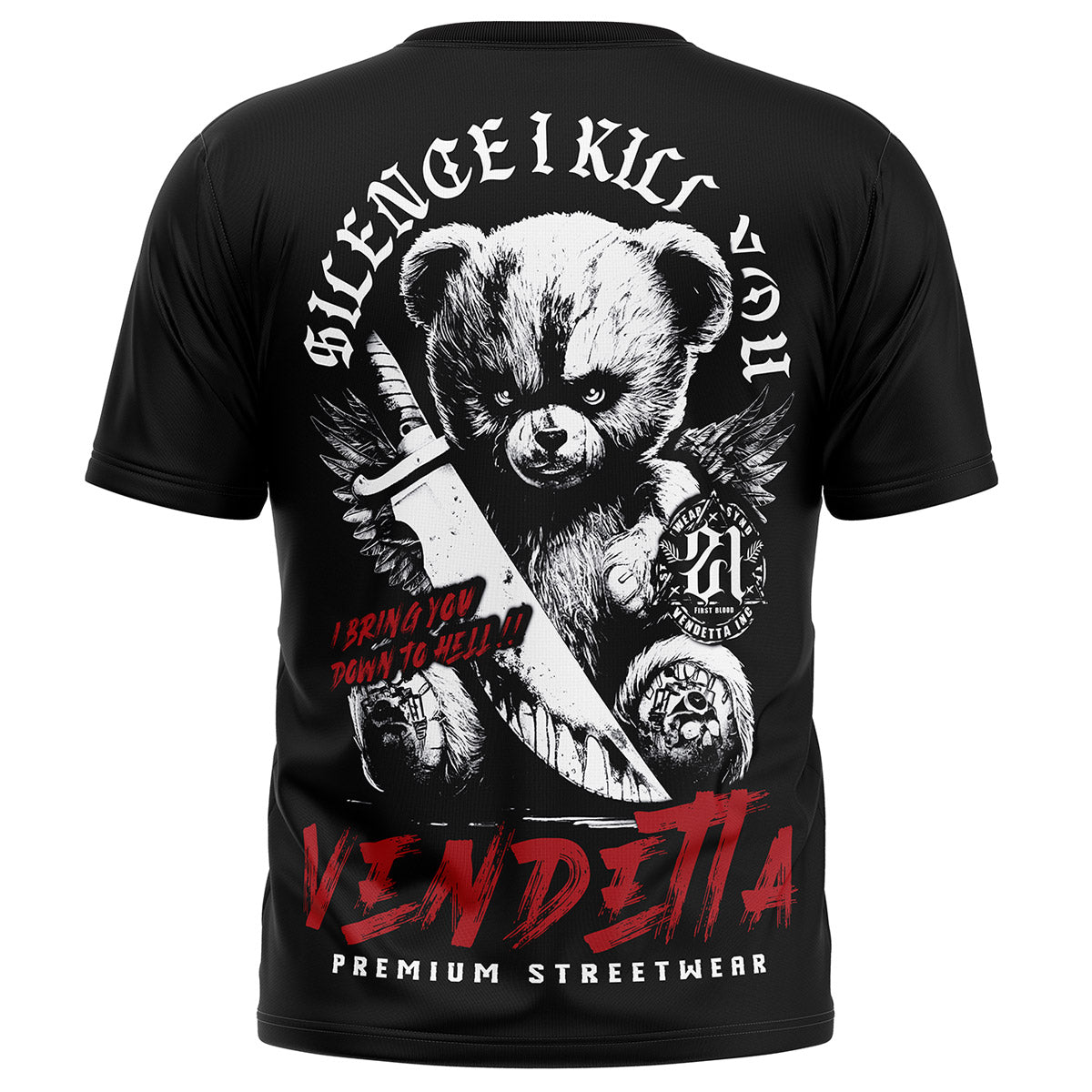 Vendetta Inc. Shirt schwarz Teddy Attack VD-1455