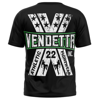 Vendetta Inc. Shirt X Fight schwarz VD-1054