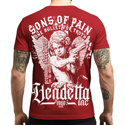 Vendetta Inc. Shirt One Bullet rot VD-1467