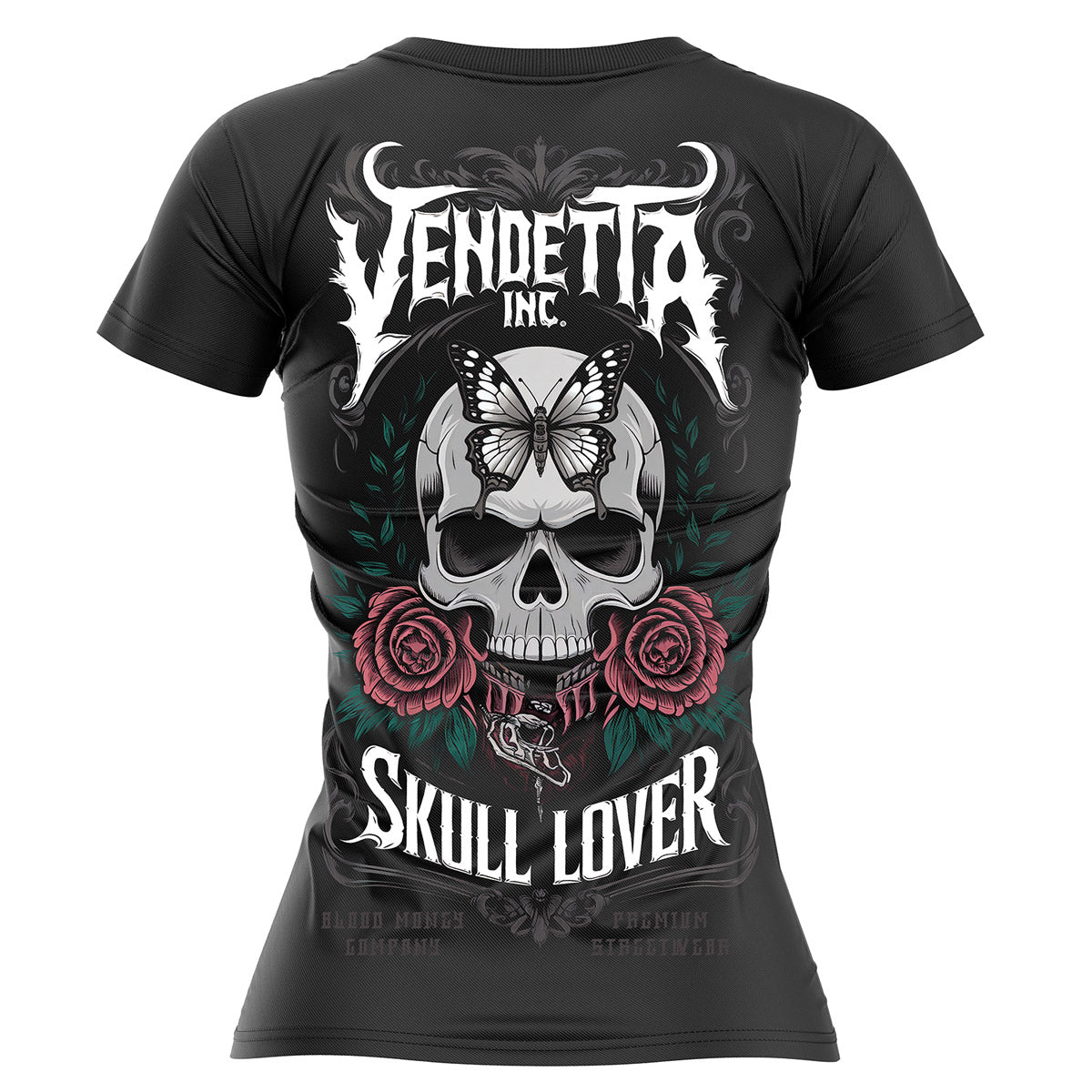 Vendetta Inc. Shirt Skull Lover schwarz VD-0043