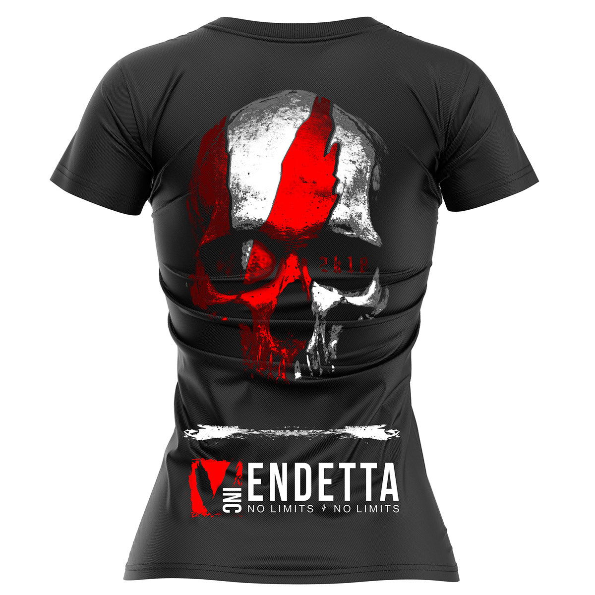 Vendetta Inc. Shirt Blood Skull schwarz VD-0044