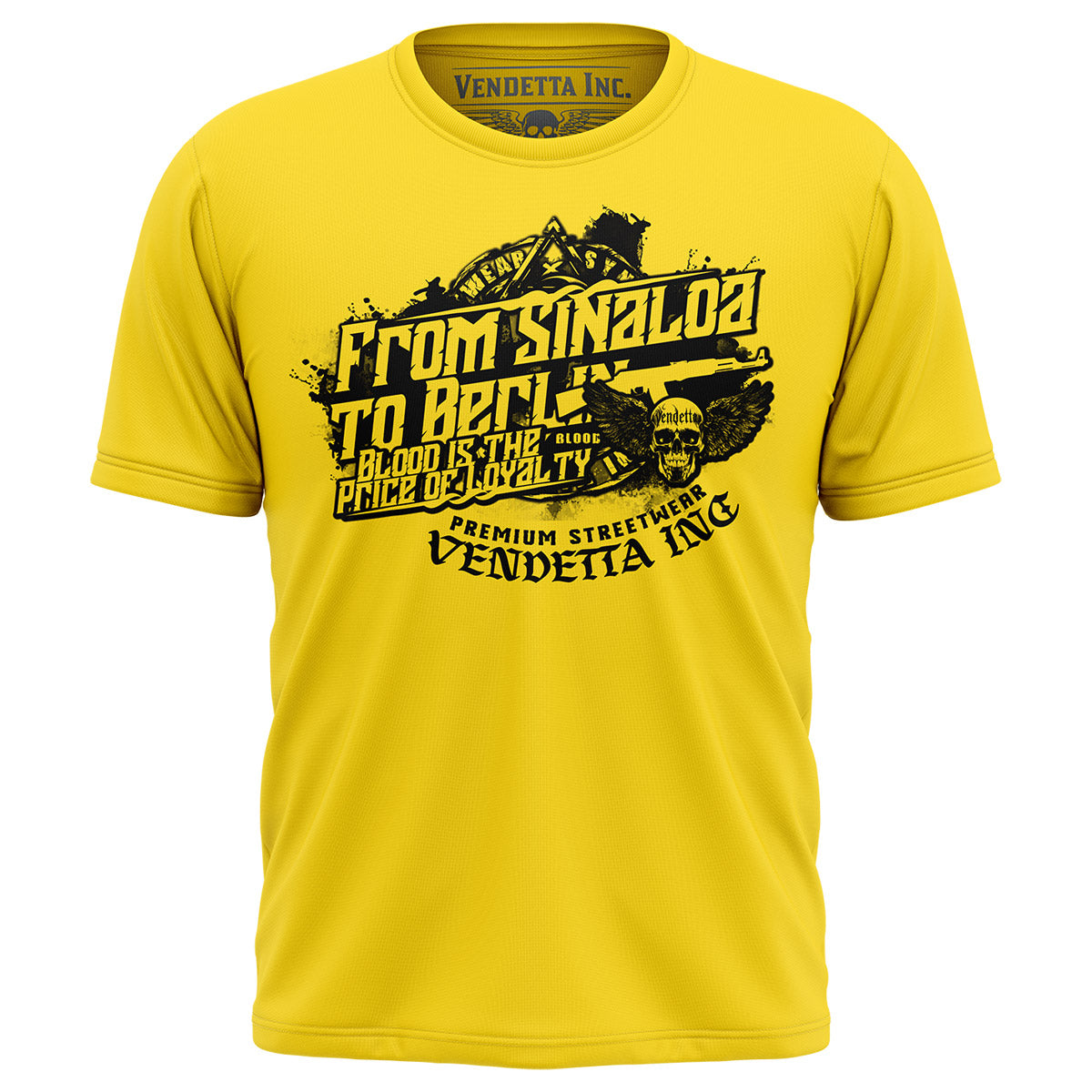Vendetta Inc. Shirt Sin to Ber gelb VD-1468