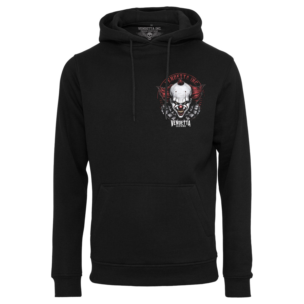 Vendetta Inc. Hoodie Playing Clowns schwarz VD-4066