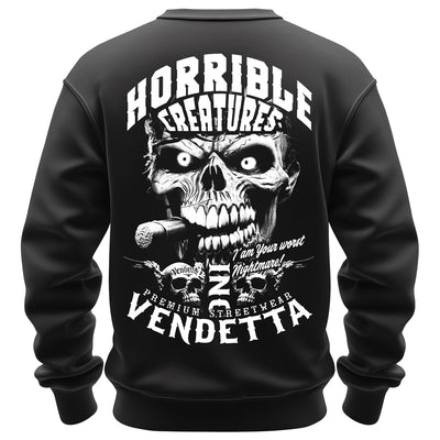 Vendetta Inc. Sweatshirt Horrible Skull schwarz VD-4067