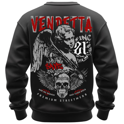 Vendetta Inc. Sweatshirt Save The Haeven schwarz VD-4068