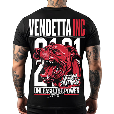 Vendetta Inc. Shirt Pitbull Power schwarz VD-1475