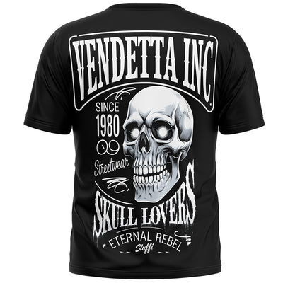 Vendetta Inc. Shirt Skull Rebel schwarz VD-1476