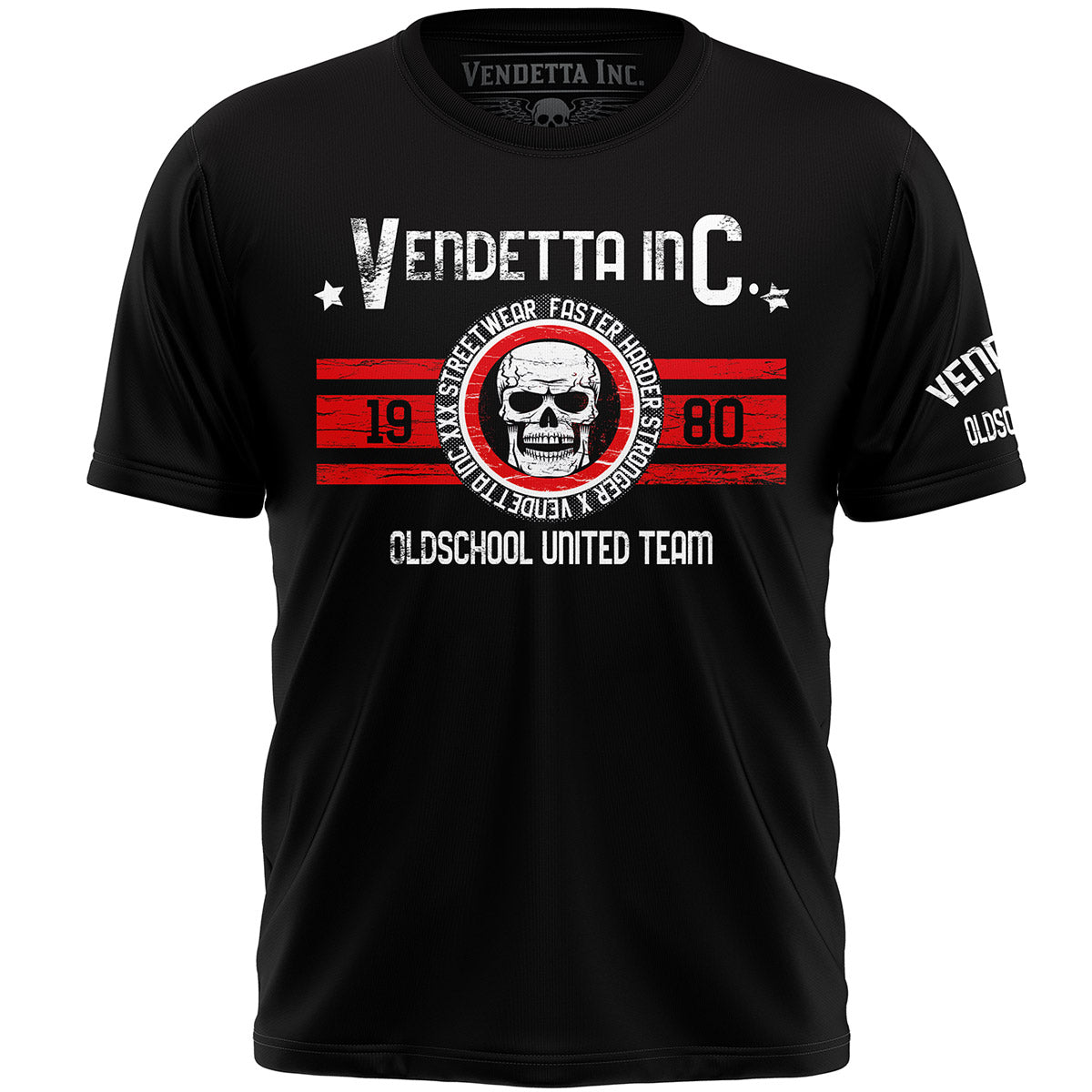 Vendetta Inc. Shirt Oldschool Team schwarz VD-1478