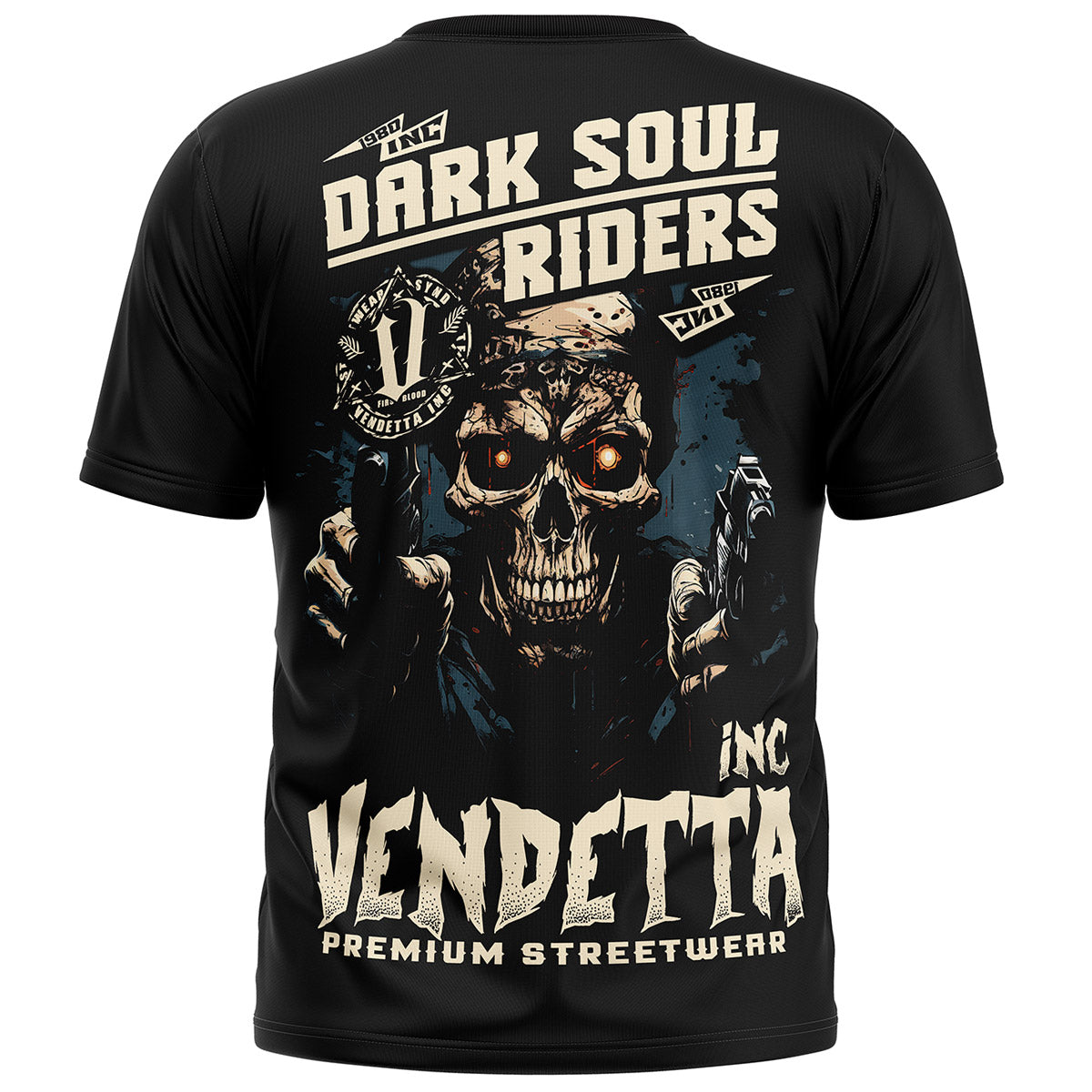 Vendetta Inc. Shirt Riders schwarz VD-1327