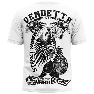 Vendetta Inc. Shirt King Shark weiß VD-1352