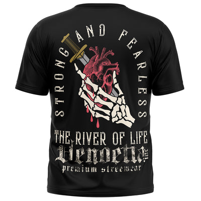Vendetta Inc. Shirt River of Life schwarz VD-1378