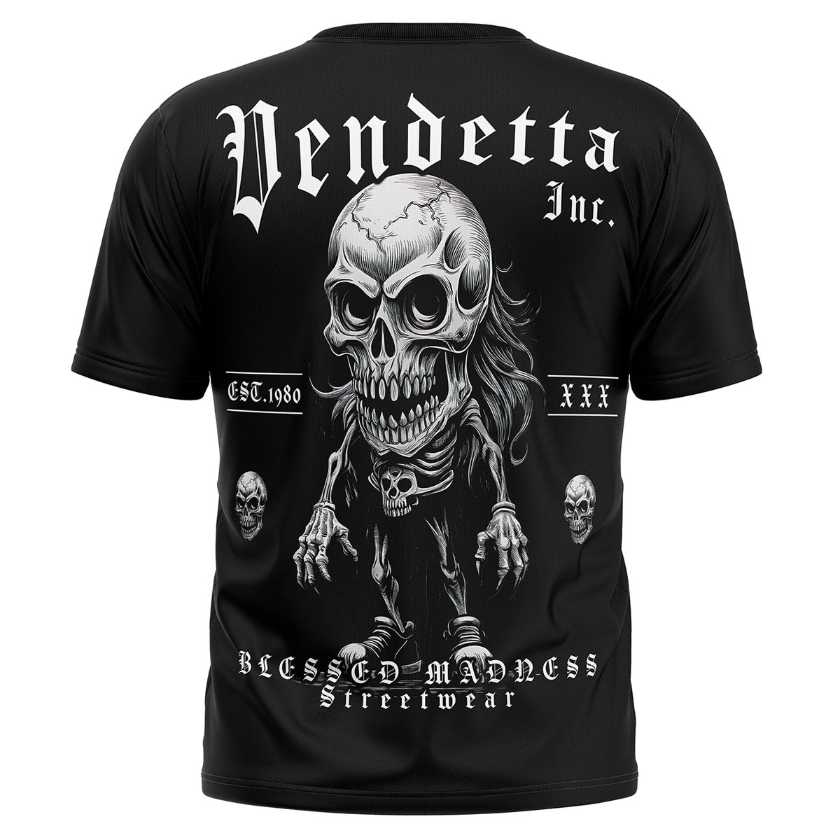 Vendetta Inc. Shirt Skull XXX schwarz VD-1524