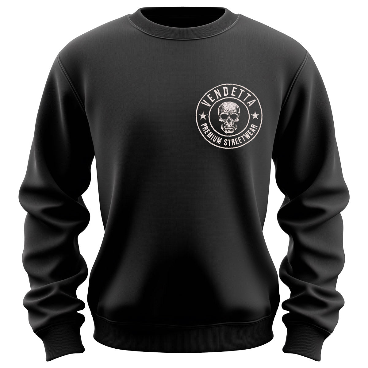 Vendetta Inc. Sweatshirt Logo schwarz VD-4087