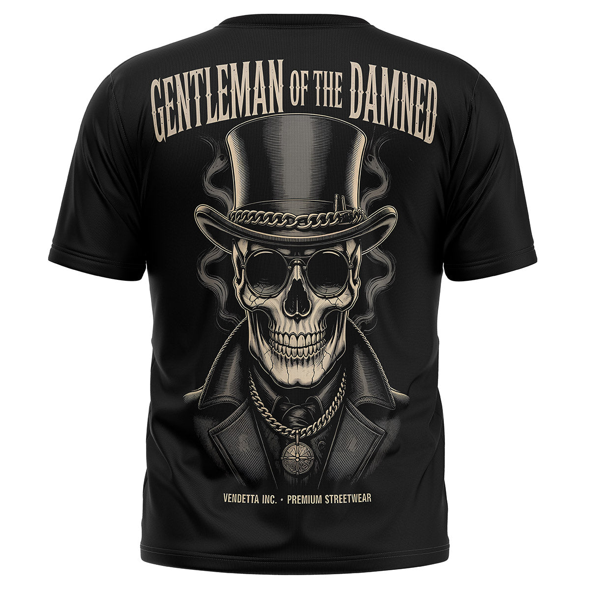 Vendetta Inc. Shirt Gentleman of the Damned schwarz