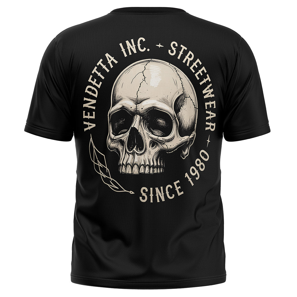 Vendetta Inc. Shirt Heritage Skull schwarz