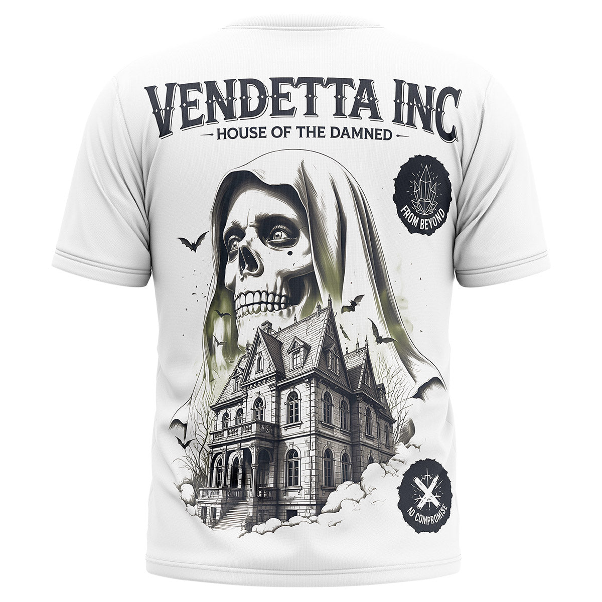 Vendetta Inc. Shirt House of the Damned weiß