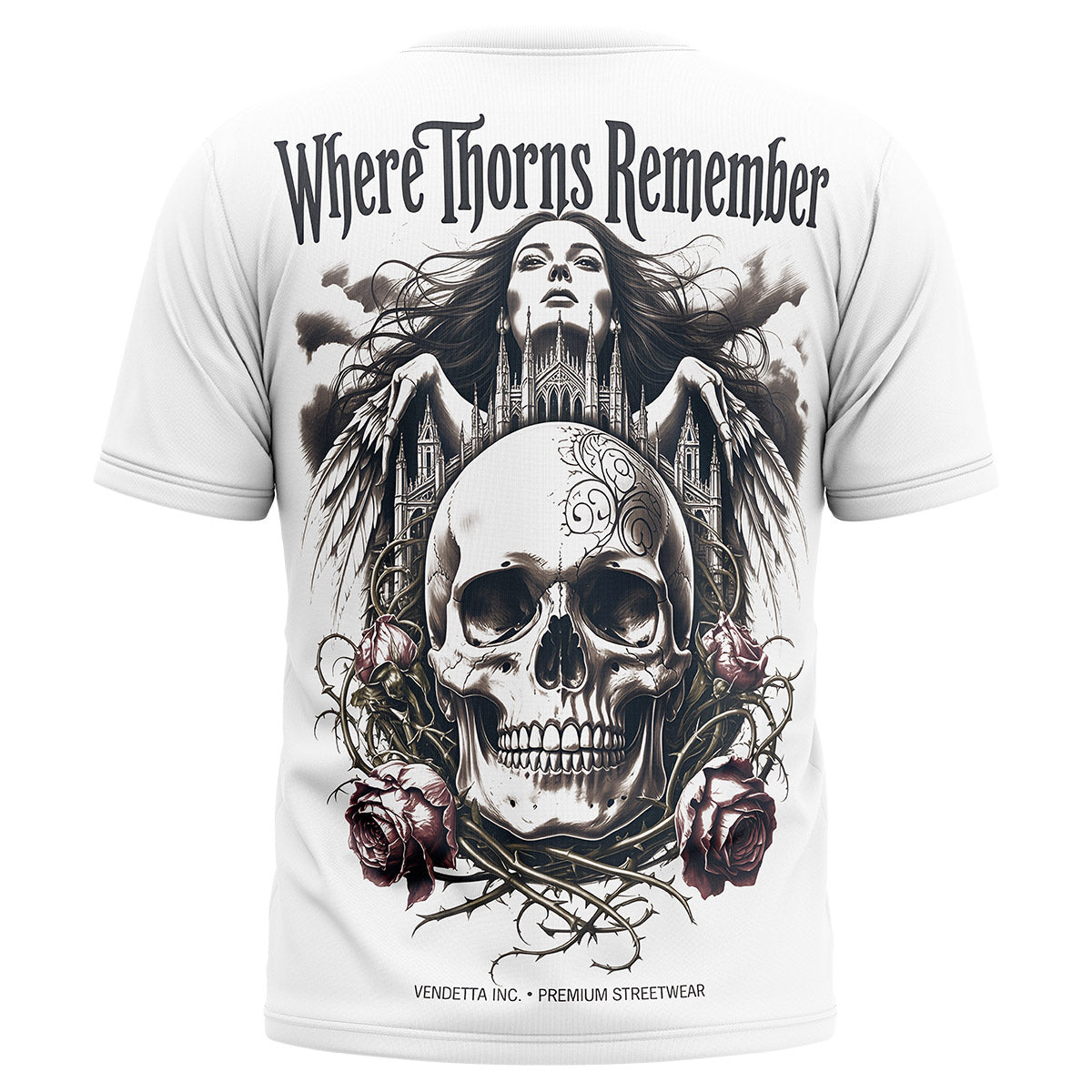Vendetta Inc. Shirt Thorns Remember weiß