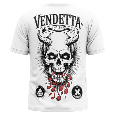 Vendetta Inc. Shirt Melody of the Damned weiß