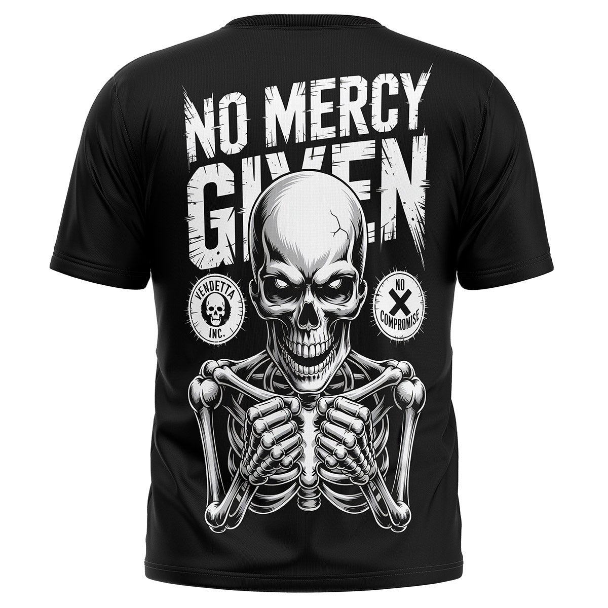 Vendetta Inc. Shirt No Mercy Given schwarz