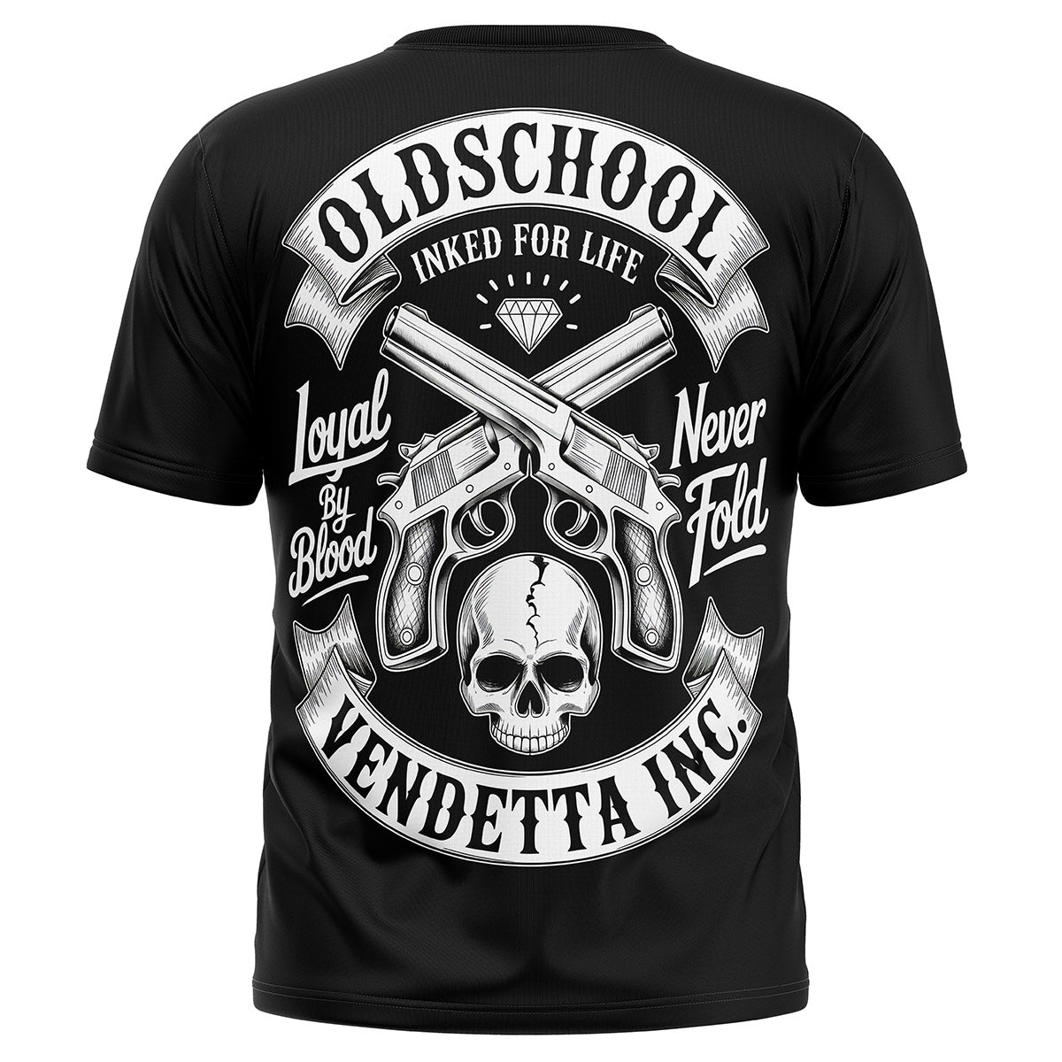 Vendetta Inc. Shirt Oldschool Loyal schwarz