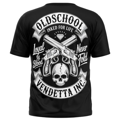 Vendetta Inc. Shirt Oldschool Loyal schwarz
