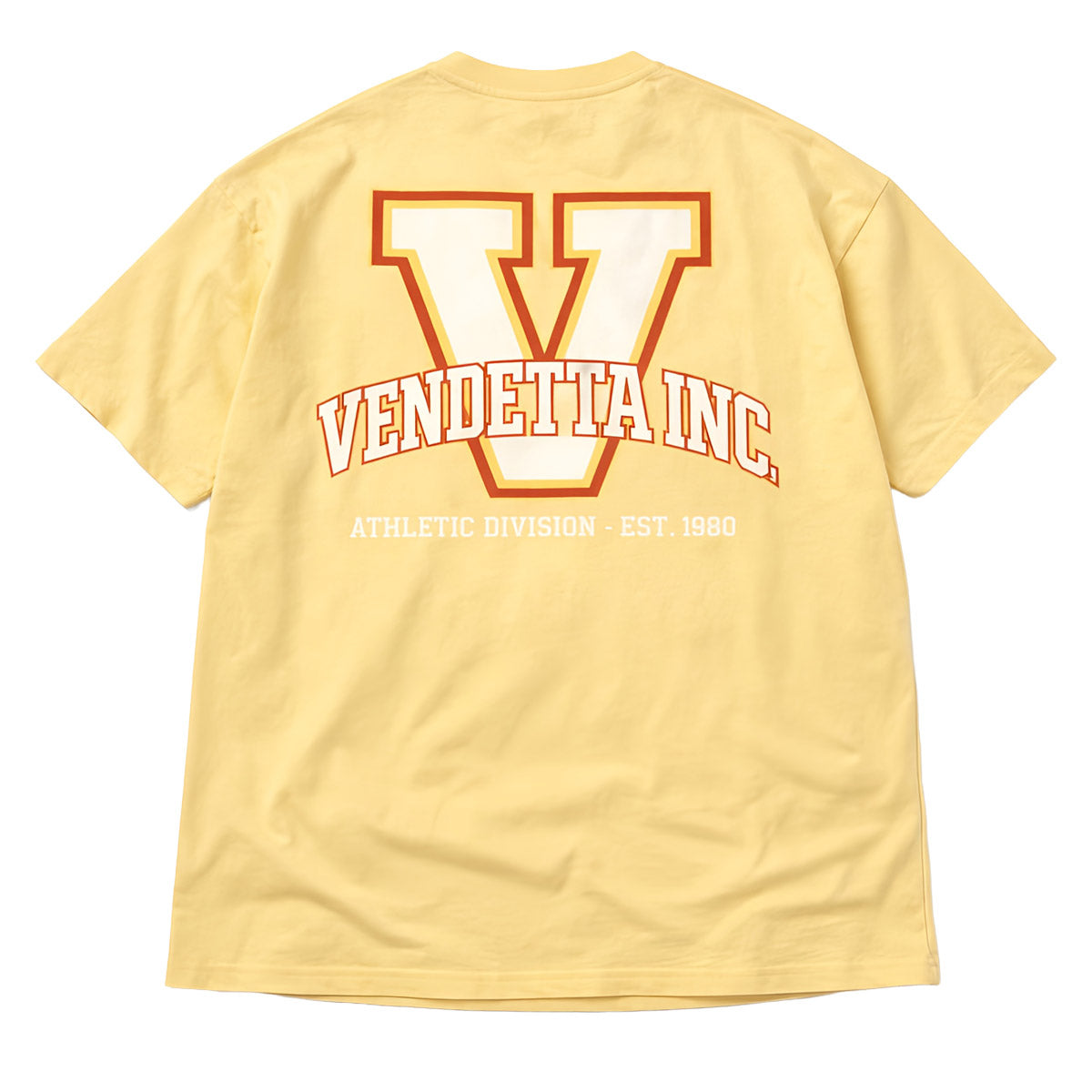 Vendetta Inc. Shirt Oversize V Athletic gelb