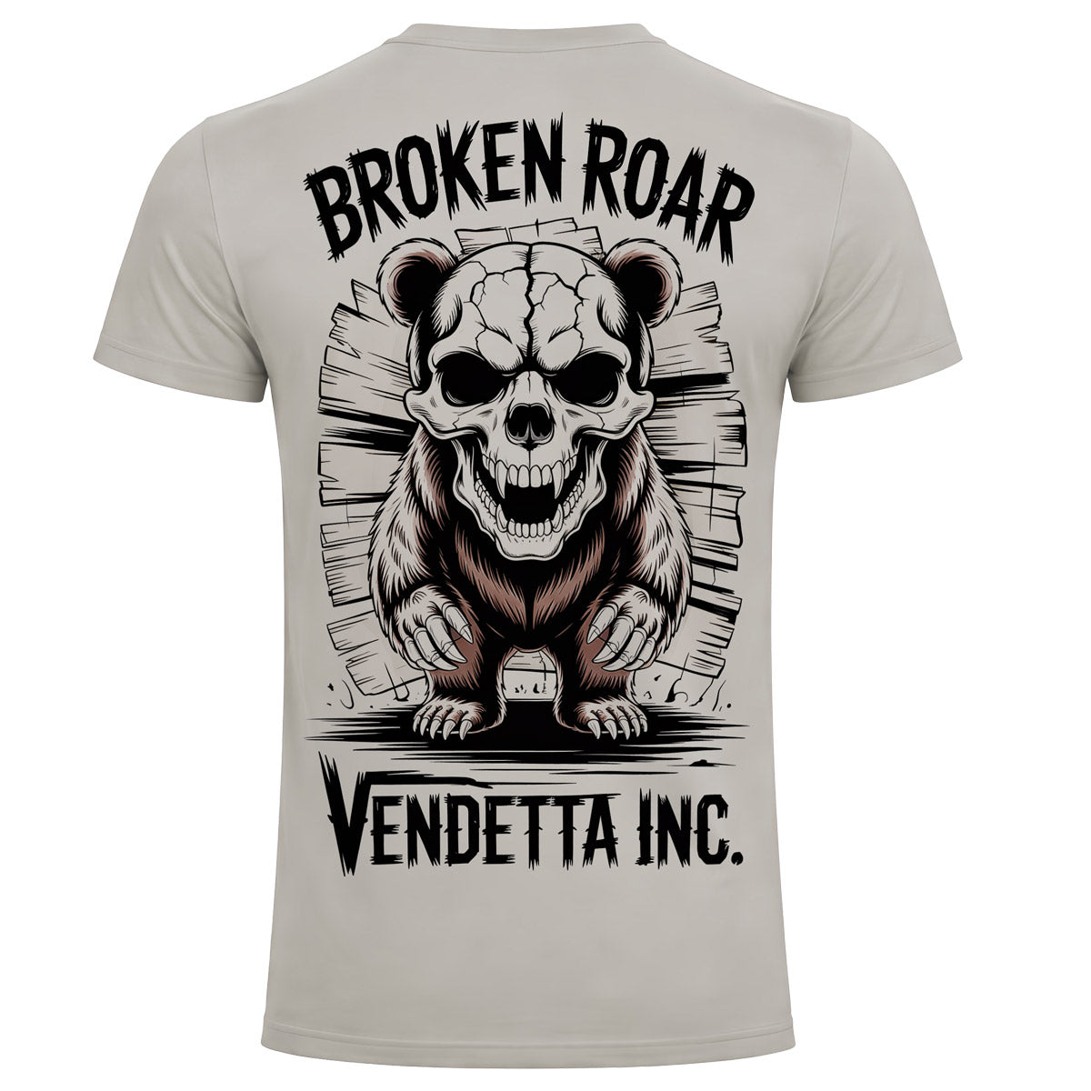 Vendetta Inc. Shirt Broken Roar Stone Grey