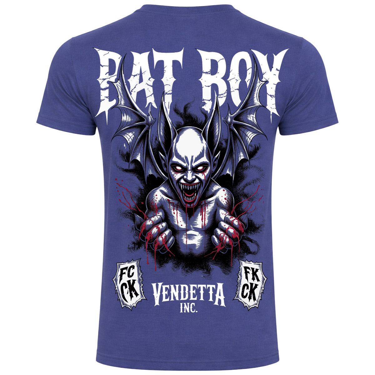 Vendetta Inc. Shirt Bat Boy Denim Blue