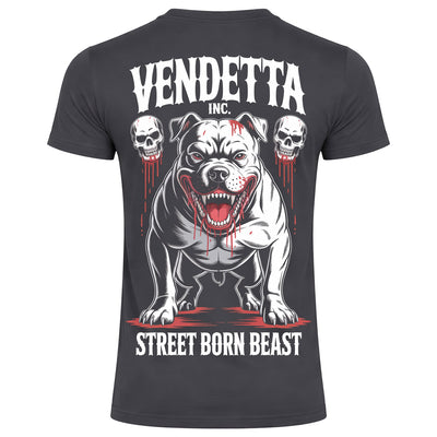 Vendetta Inc. Shirt Street Born Beast ebony