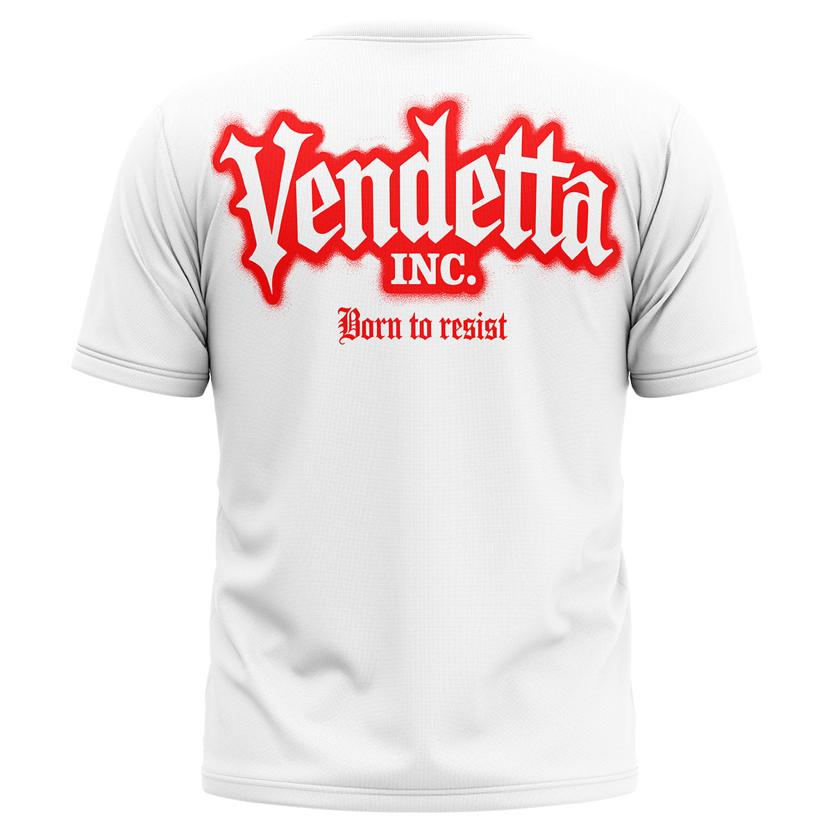 Vendetta Inc. Shirt Born To Resist weiß,rot