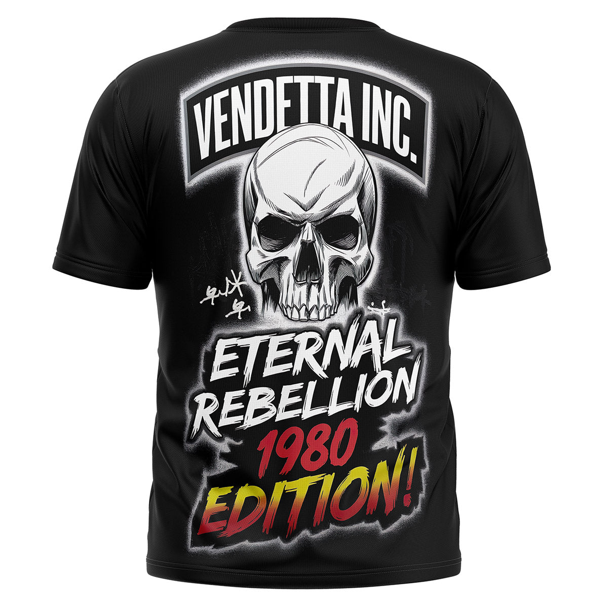 Vendetta Inc. Shirt Skull Rebel schwarz VD-1531