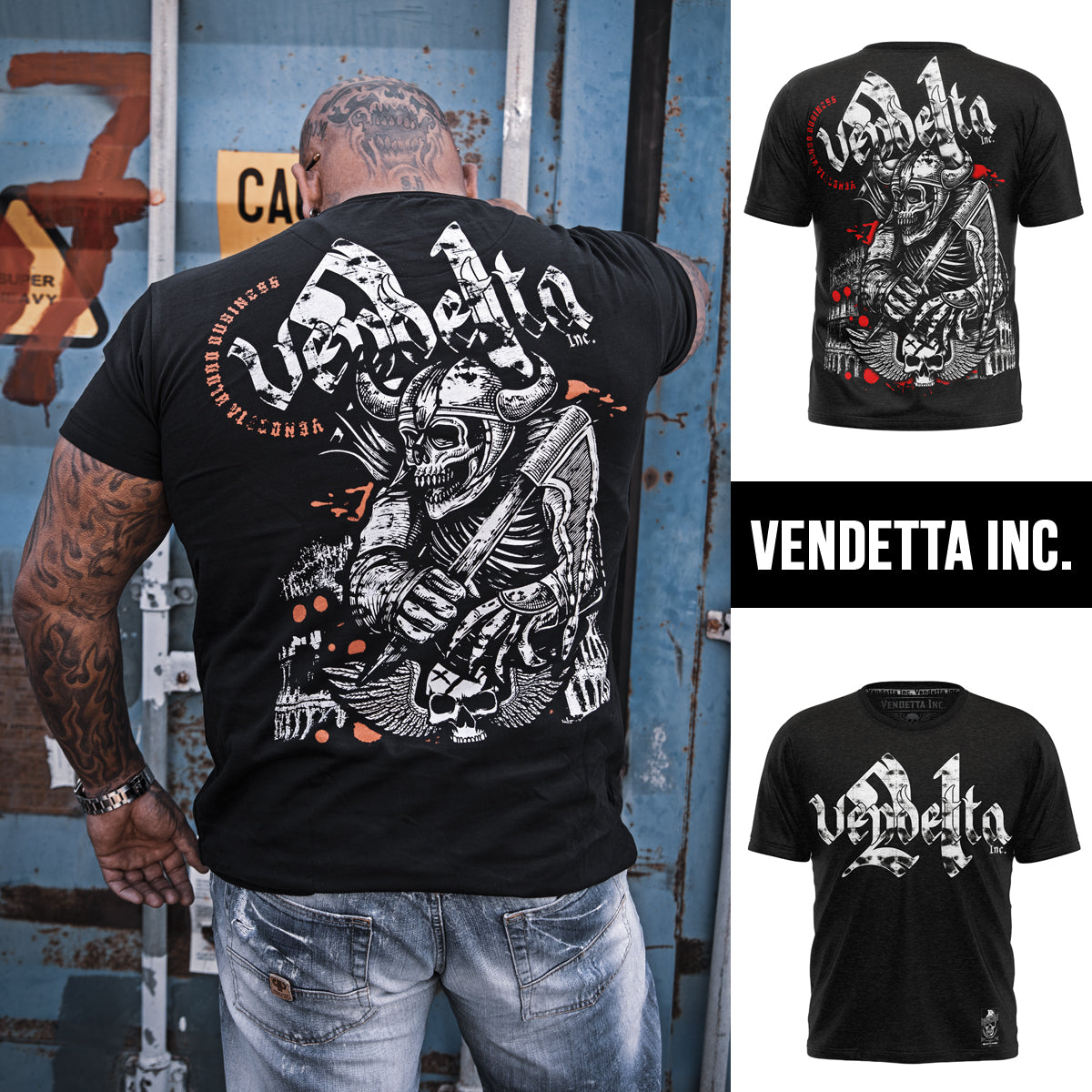 Vendetta Inc. Shirt Glory schwarz VD-1145