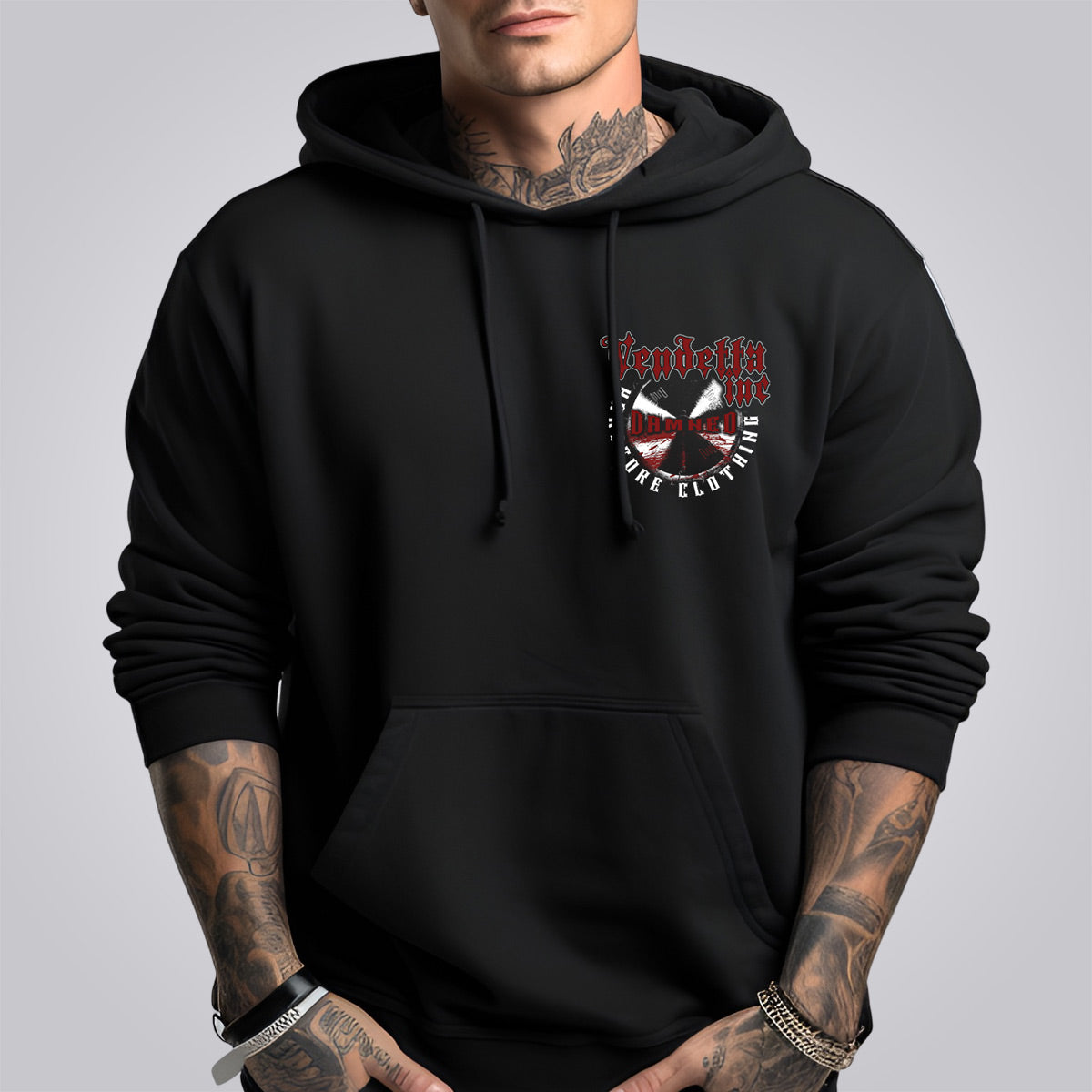 Vendetta Inc. Men's Hoodie Women's Black VD-4041