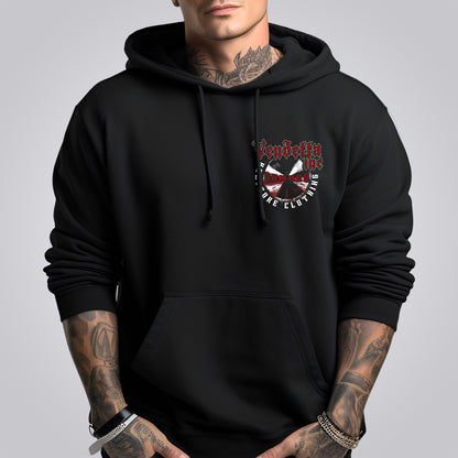 Vendetta Inc. Herren Hoodie Damend schwarz VD-4041