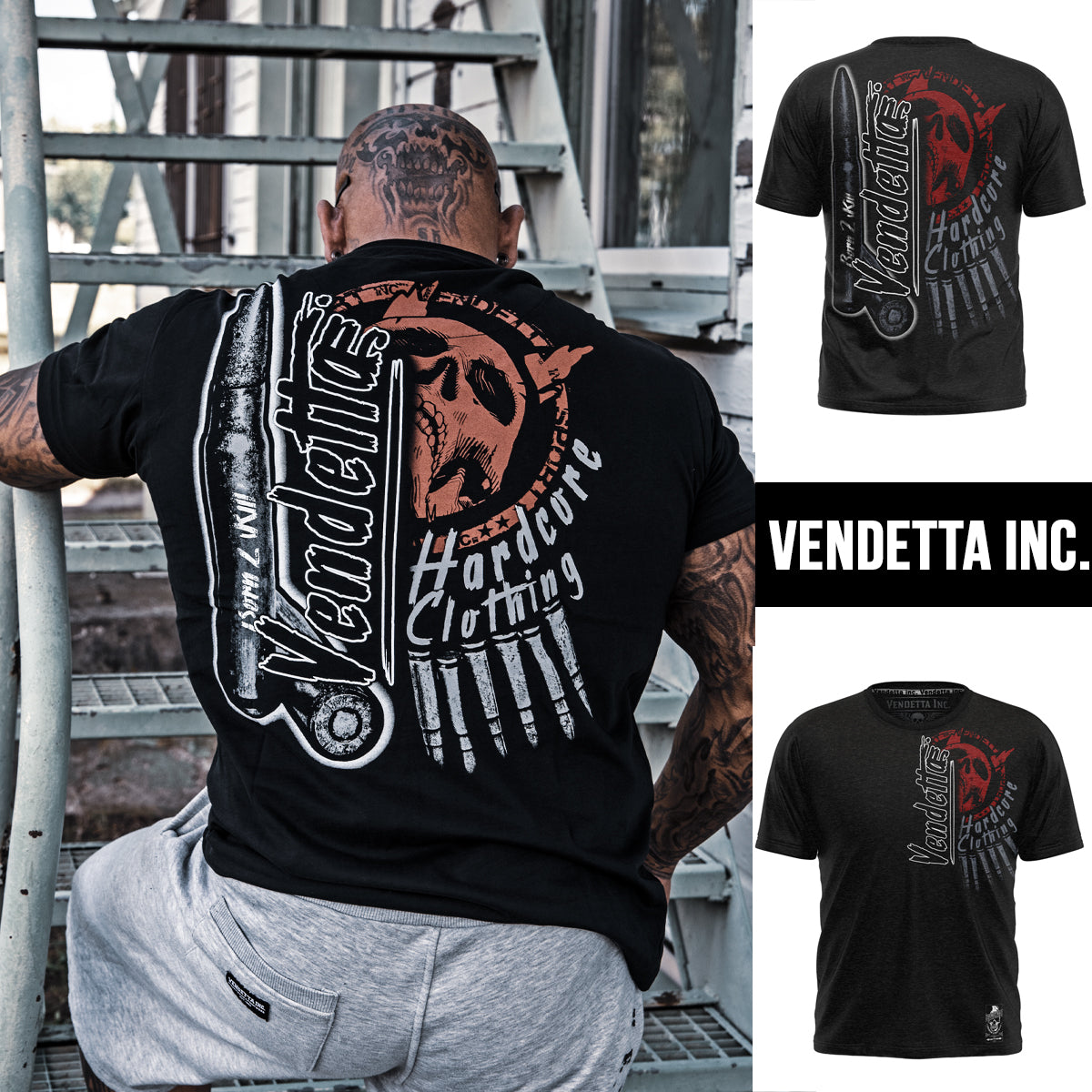 Vendetta Inc. Born Shirt schwarz VD-1102