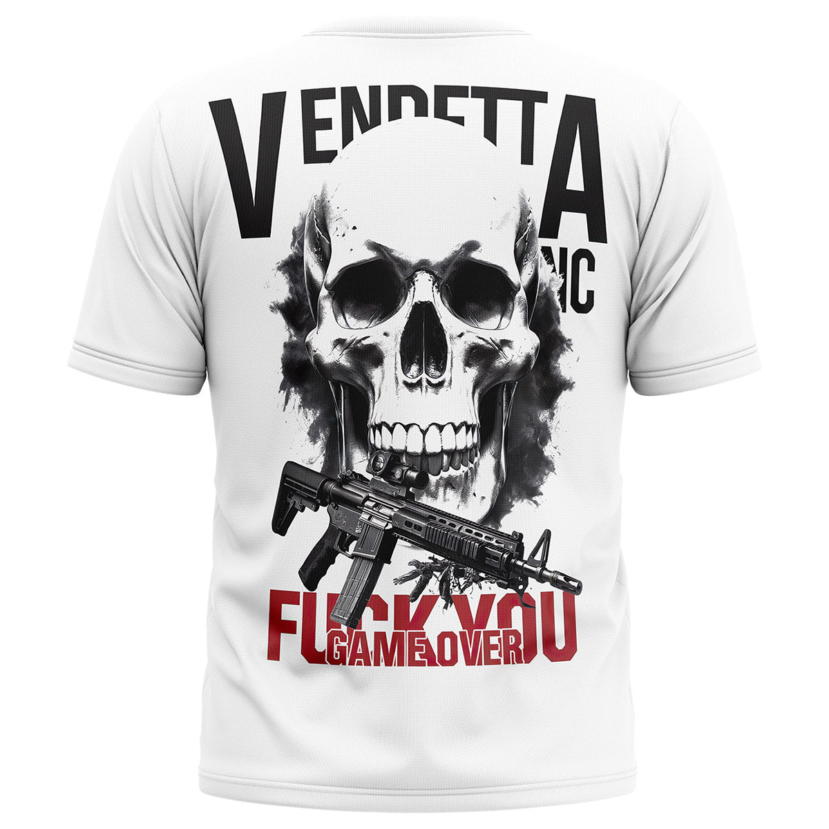 Vendetta Inc. Shirt Death Wish weiß VD-1555
