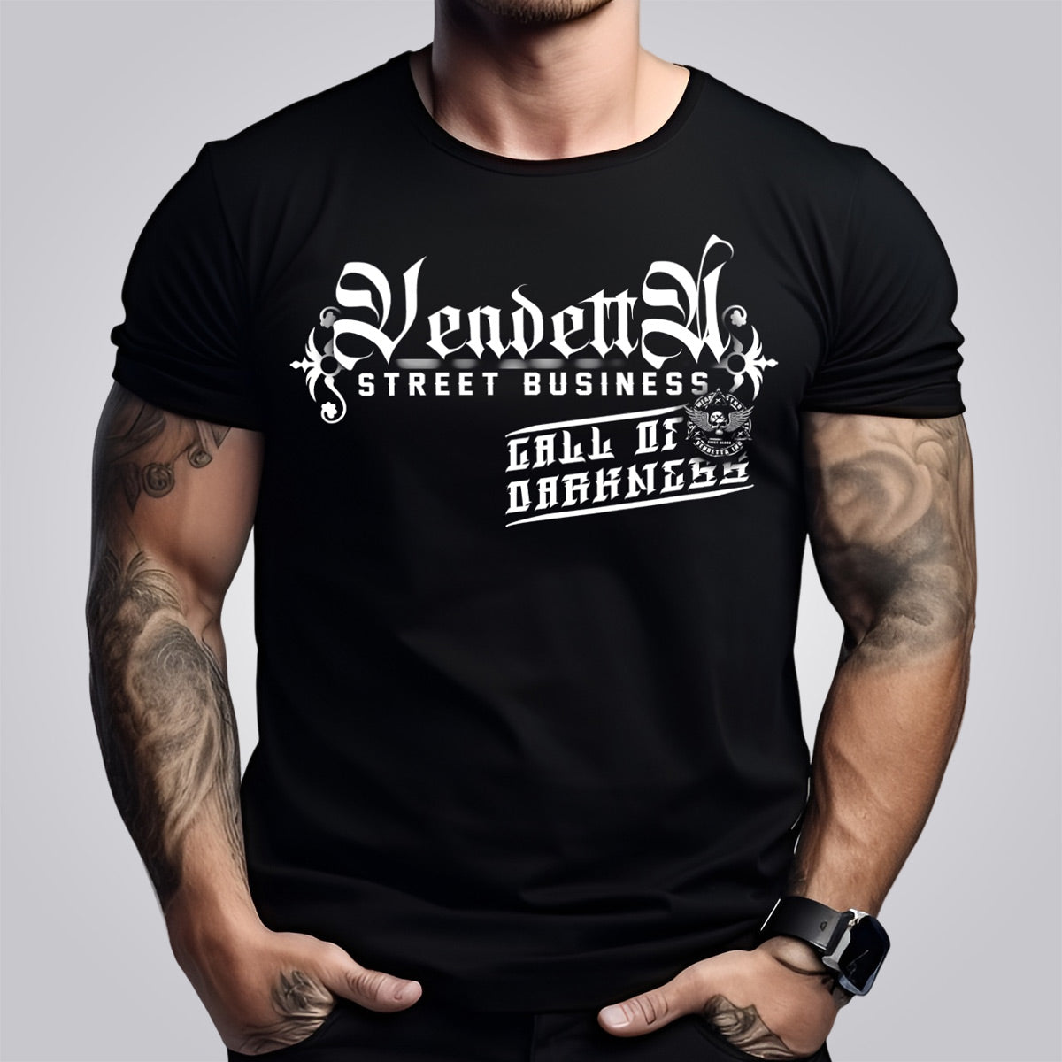 Vendetta Inc. Shirt Call of Darkness black VD-1328