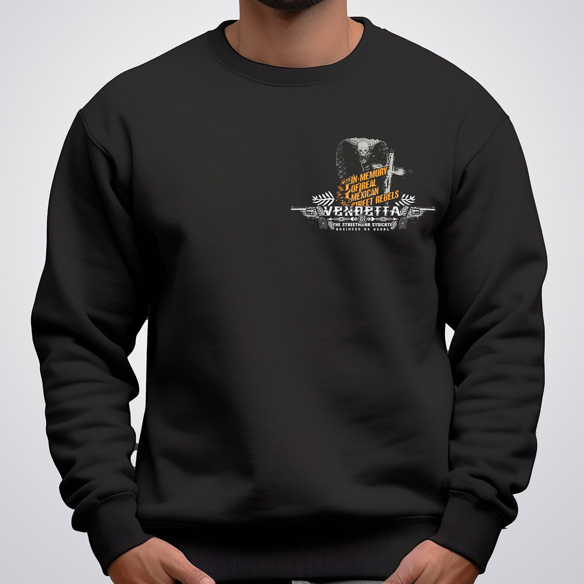 Vendetta Inc. Sweatshirt Black Money schwarz VD-4025