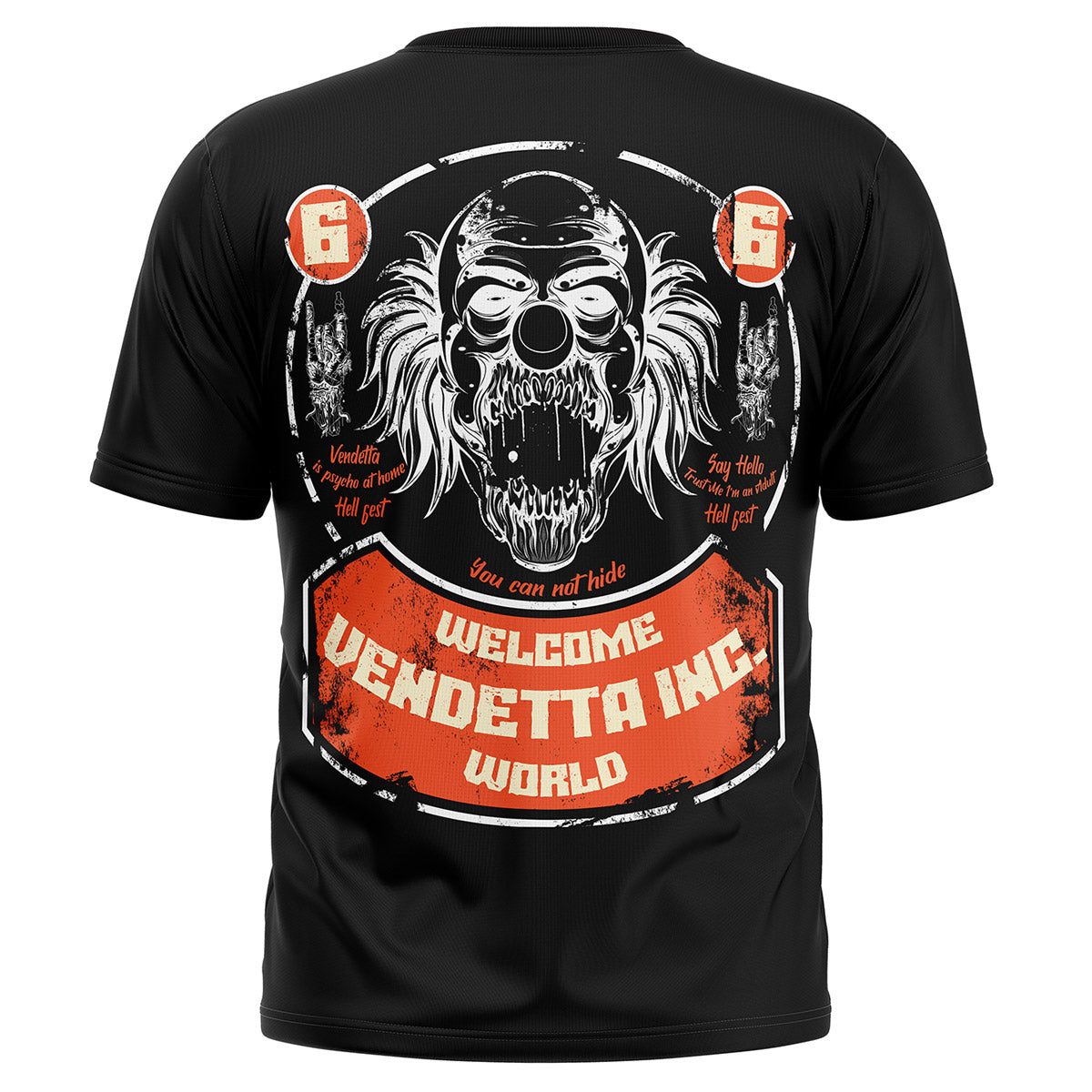 Vendetta Inc. Shirt Welcome schwarz VD-1511