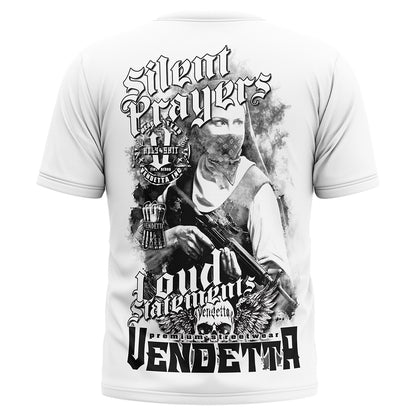 Vendetta Inc. Shirt Prayers weiß VD-1542