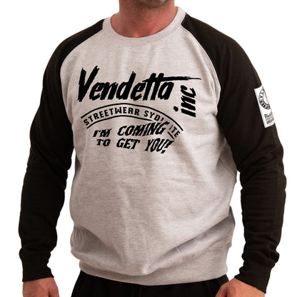 Vendetta Inc. Sweatshirt Nightmare grau-schwarz 4039