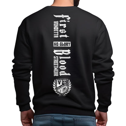 Vendetta Inc. Sweatshirt First Blood black, white VD-4036