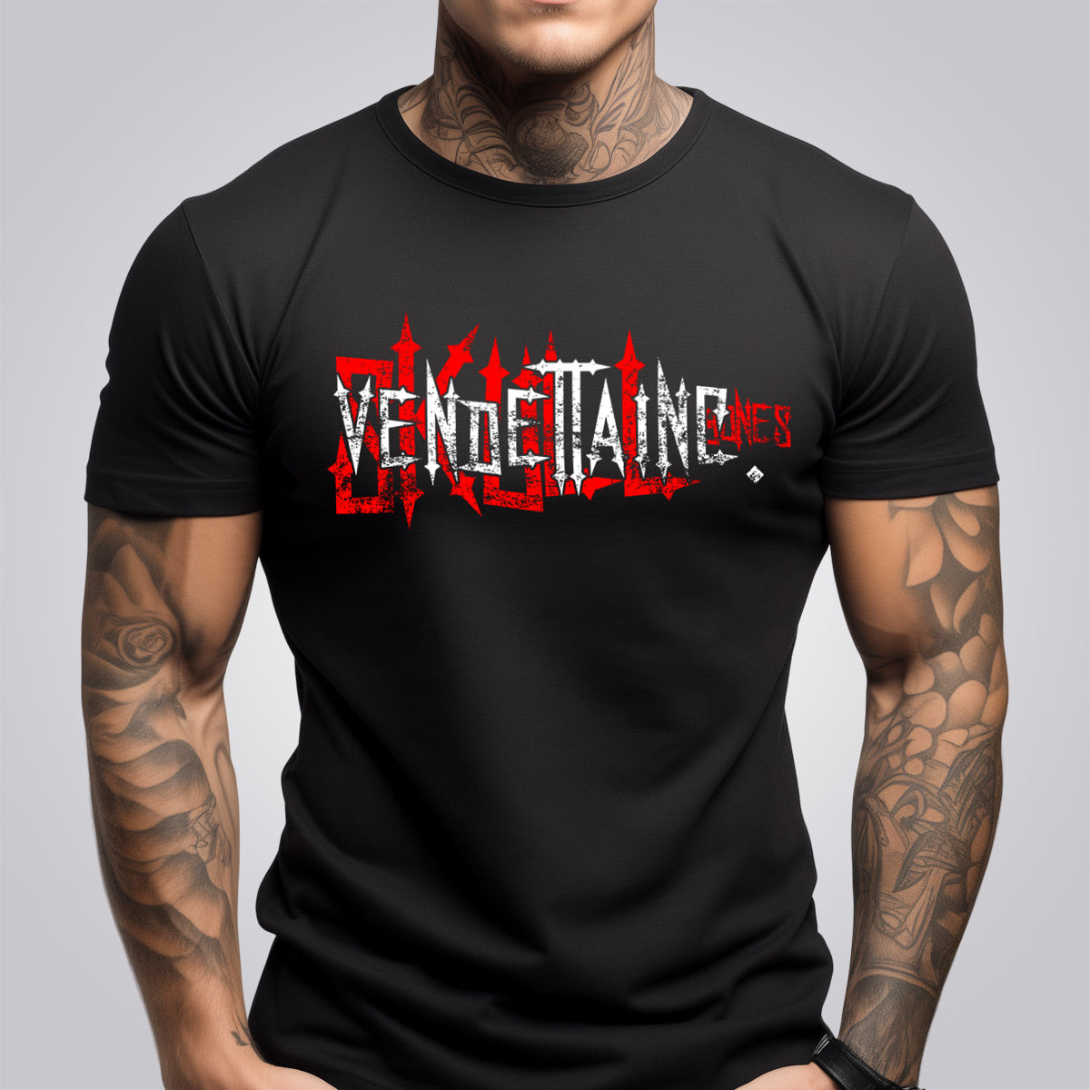 Vendetta Inc. Shirt black Skull Bones VD-1351