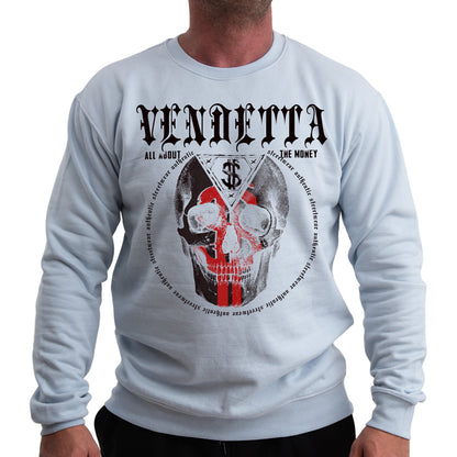 Vendetta Inc. Men's Sweatshirt Money Creamy Blue