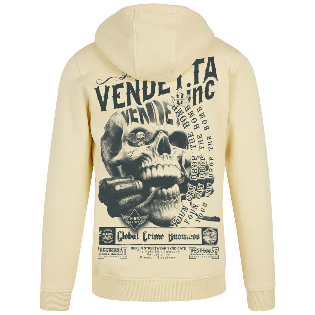 Vendetta Inc. Kapuzenpullover Drop soft yellow