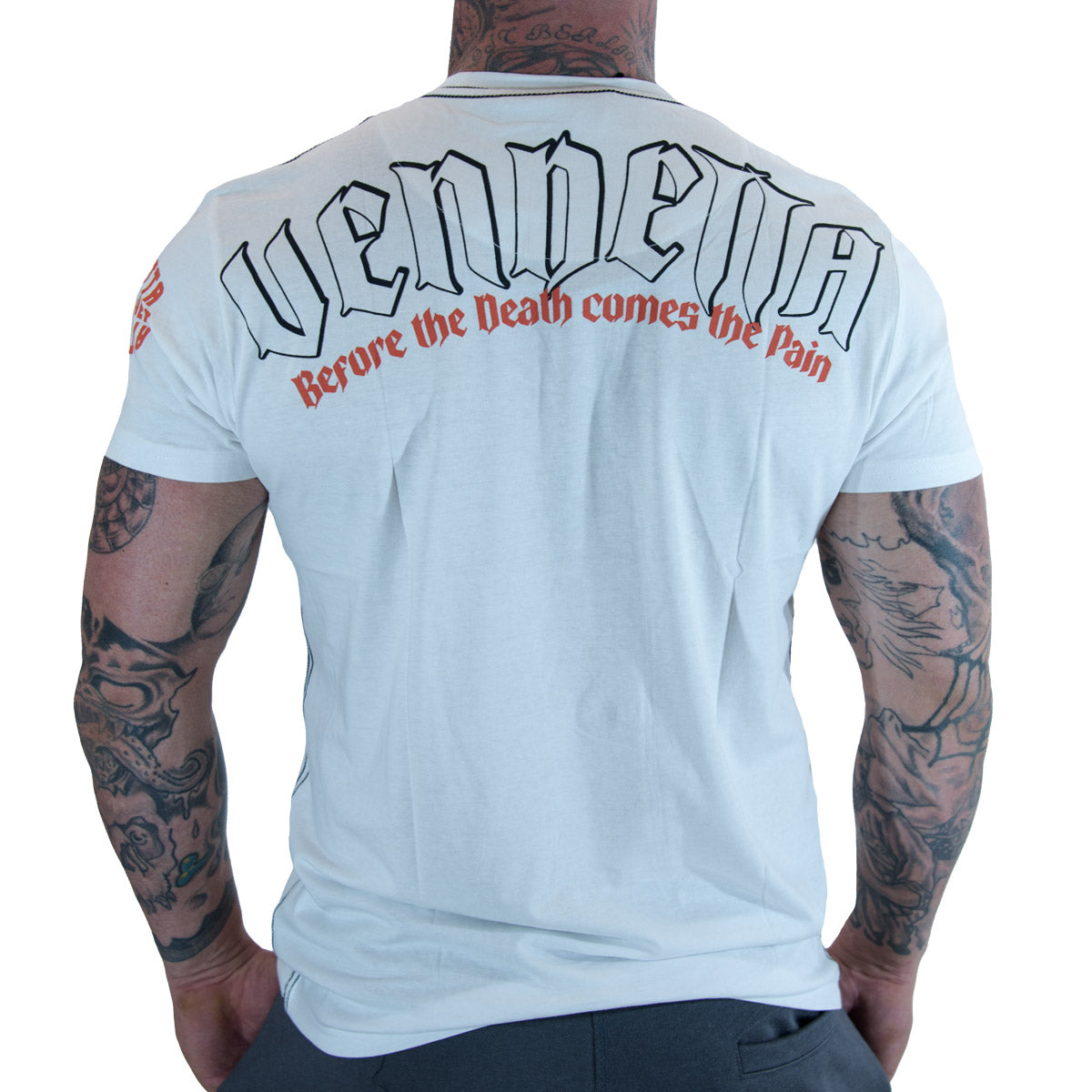 Vendetta Inc. Shirt No Pain white VD-1200