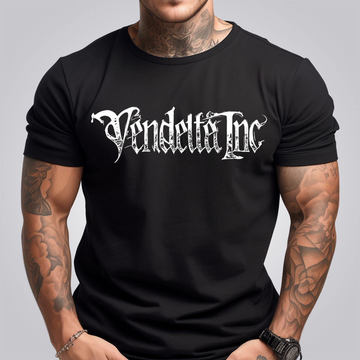 Vendetta Inc. Shirt black Death's Wings VD-1350