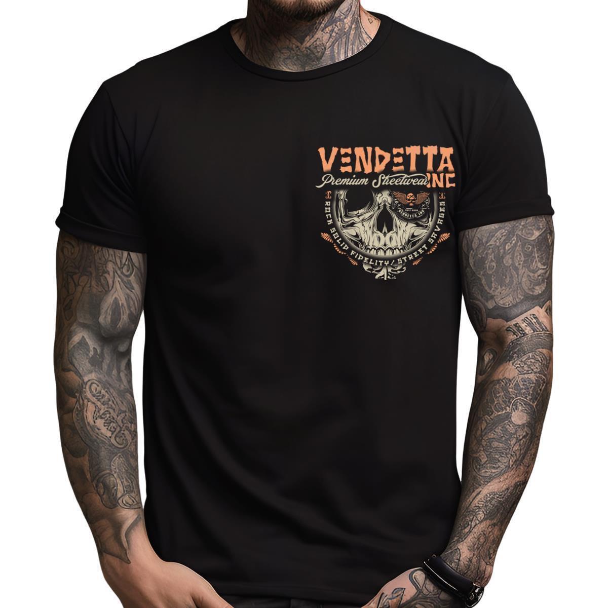 Vendetta Inc. Herren T-Shirt Street Savages schwarz 1313
