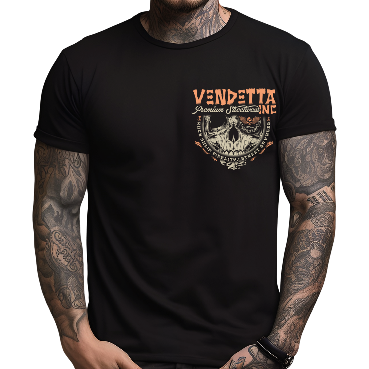 Vendetta Inc. Herren T-Shirt Street Savages schwarz 1313