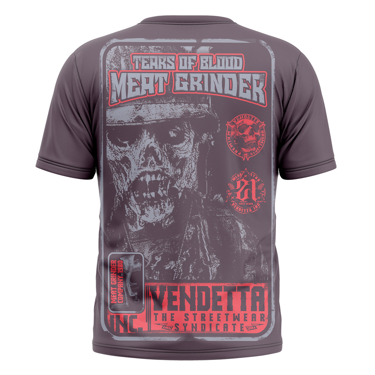 Vendetta Inc. Shirt Tears of Blood grau